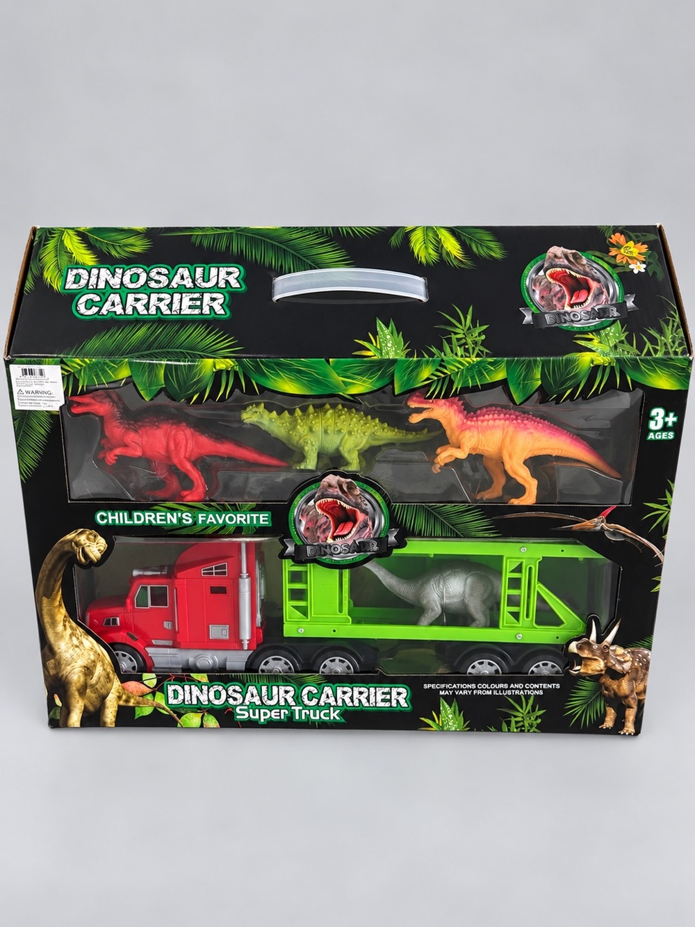 Dinosaur Carrier Super Truck & Dinosaur Figure Playset